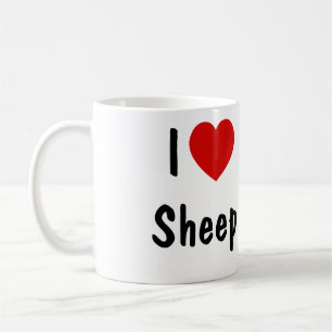 Caneca De Café Eu Amo Ovelha