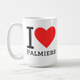 Caneca De Café Eu amo palmeiras