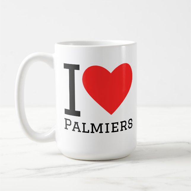 Caneca De Café Eu amo palmeiras (Esquerda)