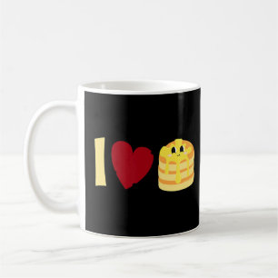 Caneca De Café Eu amo Pancakes Pancake
