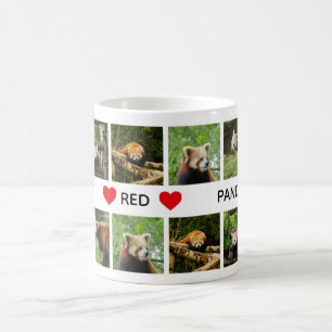 Caneca De Café Eu Amo Panteras Vermelhas Foto Mug