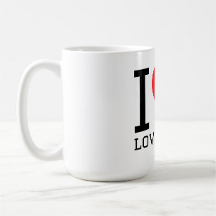 Caneca De Café Eu amo papagaios-do-amor