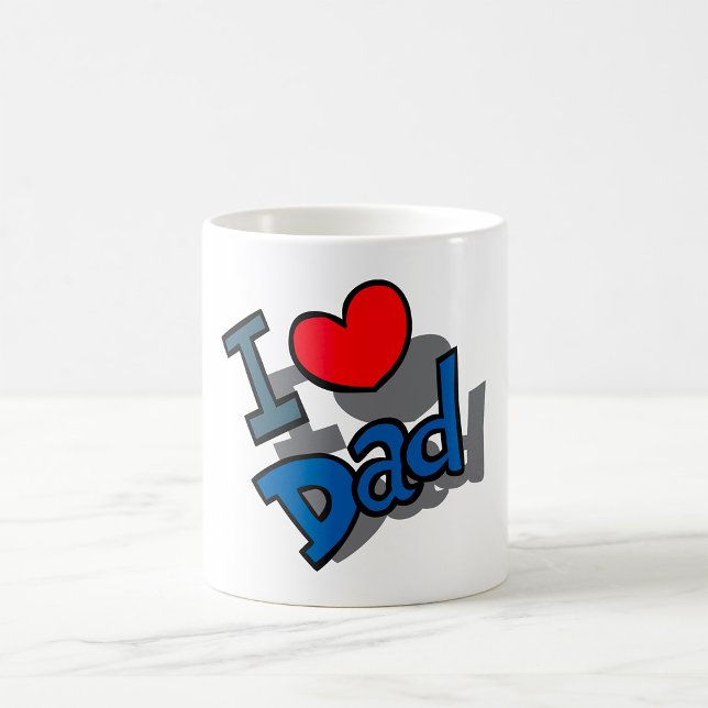 Caneca De Café Eu Amo Papai (Criador carregado)