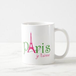 Caneca De Café Eu amo Paris