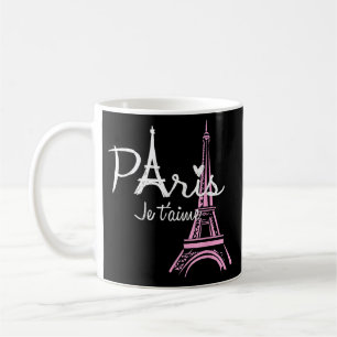 Caneca De Café Eu Amo Paris Eiffel Torre França Souvenir Francês