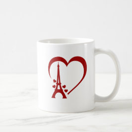 Caneca De Café Eu Amo Paris, Paris Romântica, Viagem inspirada em