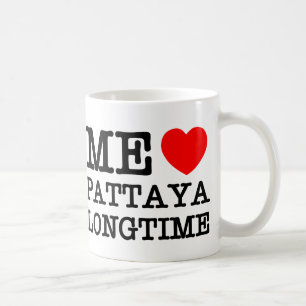 CANECA DE CAFÉ EU AMO PATTAYA LONGTIME