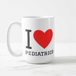 Caneca De Café Eu amo pediatria