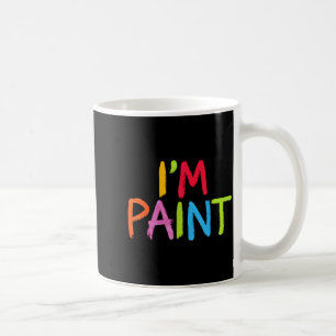 Caneca De Café Eu amo pintar com os dedos - Eu adoro pintar com o