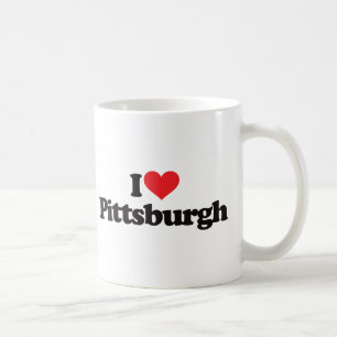 Caneca De Café Eu amo Pittsburgh