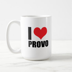 Caneca De Café Eu amo Provo
