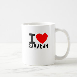 Caneca De Café Eu amo Ramadan.