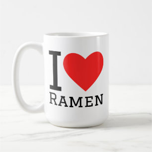 Caneca De Café Eu amo ramen