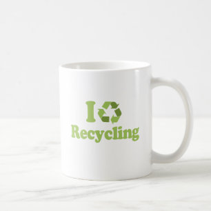 CANECA DE CAFÉ EU AMO RECICL