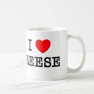 Caneca De Café Eu amo Reese