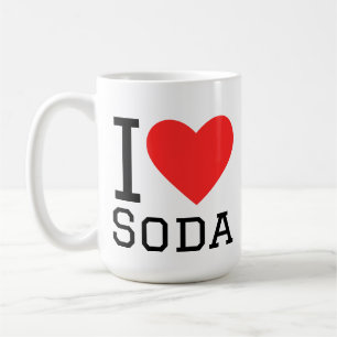 Caneca De Café Eu amo refrigerante