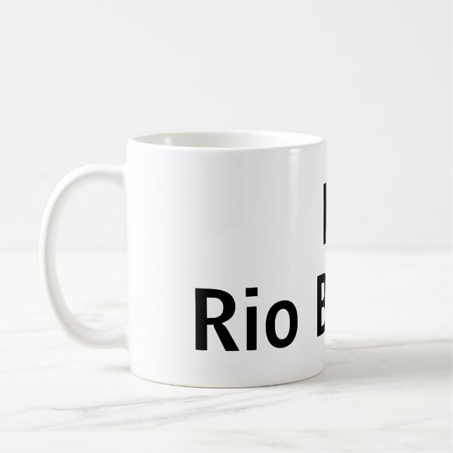 Caneca De Café Eu amo Rio Branco (Esquerda)