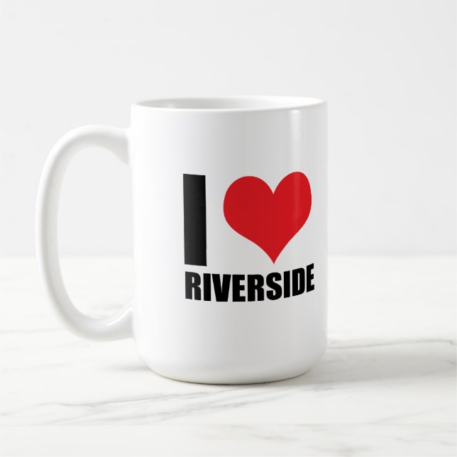 Caneca De Café Eu amo Riverside (Esquerda)