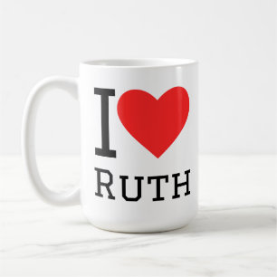 Caneca De Café Eu amo Ruth