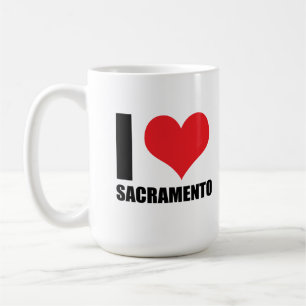 Caneca De Café Eu amo Sacramento
