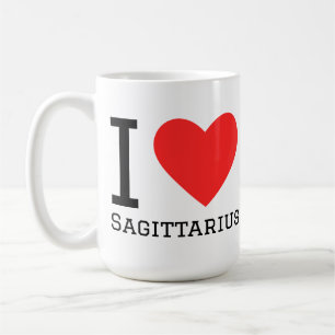 Caneca De Café Eu amo Sagitário