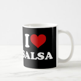 Caneca De Café Eu Amo Salsa