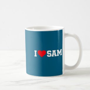 Caneca De Café Eu amo sam
