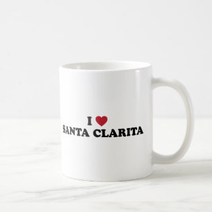 Caneca De Café Eu amo Santa Clarita Califórnia