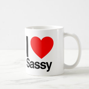 Caneca De Café eu amo sassy