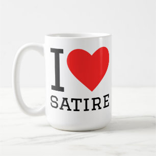 Caneca De Café Eu amo sátira