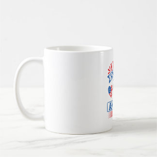 Caneca De Café Eu amo Schnauzers e os EUA