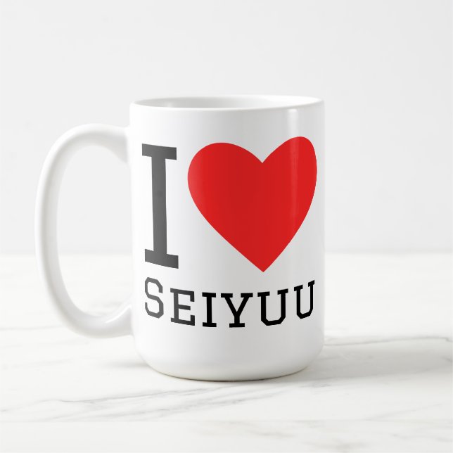Caneca De Café Eu amo seiyuu  (Esquerda)