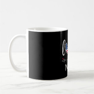 Caneca De Café Eu Amo Ser Nana Bandeira Dos EUA 4 De Julho Dia Da