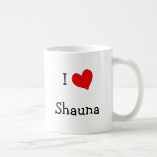 Caneca De Café Eu Amo Shauna