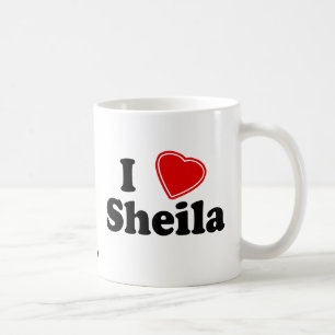 Caneca De Café Eu amo Sheila
