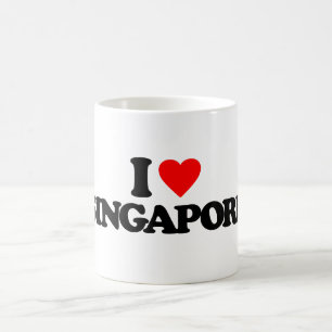 CANECA DE CAFÉ EU AMO SINGAPORE