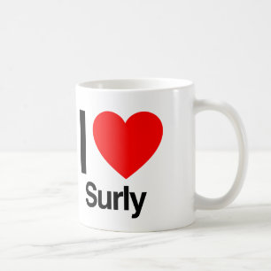Caneca De Café eu amo surly
