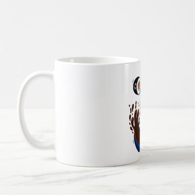 Caneca De Café Eu Amo Sushi (Esquerda)