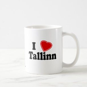Caneca De Café Eu amo Tallinn