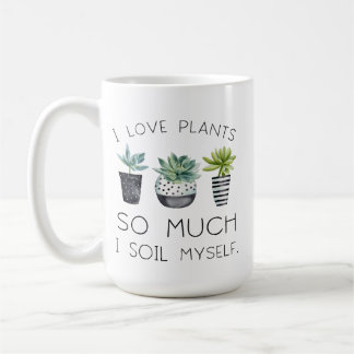 Caneca De Café Eu amo tanto as plantas