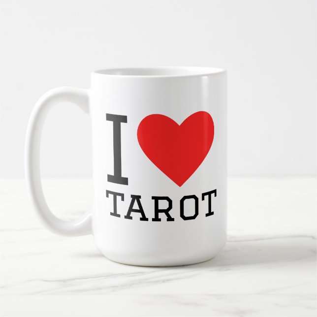Caneca De Café Eu amo tarot (Esquerda)