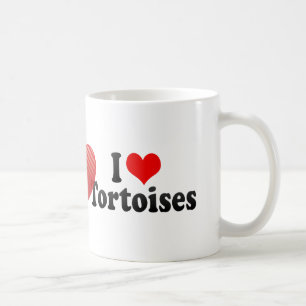Caneca De Café Eu amo tartarugas