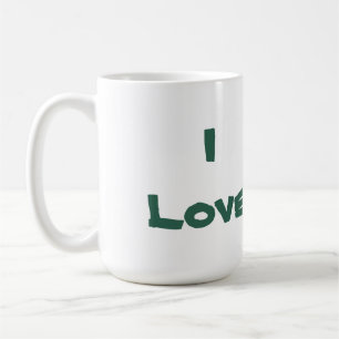 Caneca De Café Eu amo tartarugas Mug