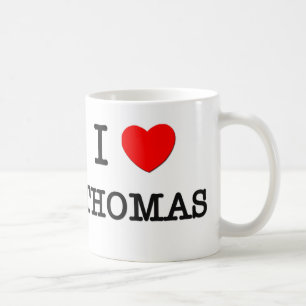 Caneca De Café Eu amo Thomas