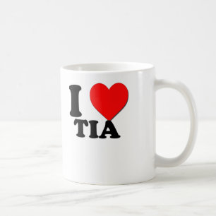 Caneca De Café Eu amo Tia