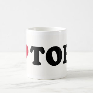 CANECA DE CAFÉ EU AMO TOBY