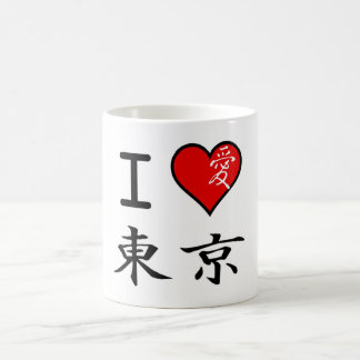 Caneca De Café Eu amo Tokyo