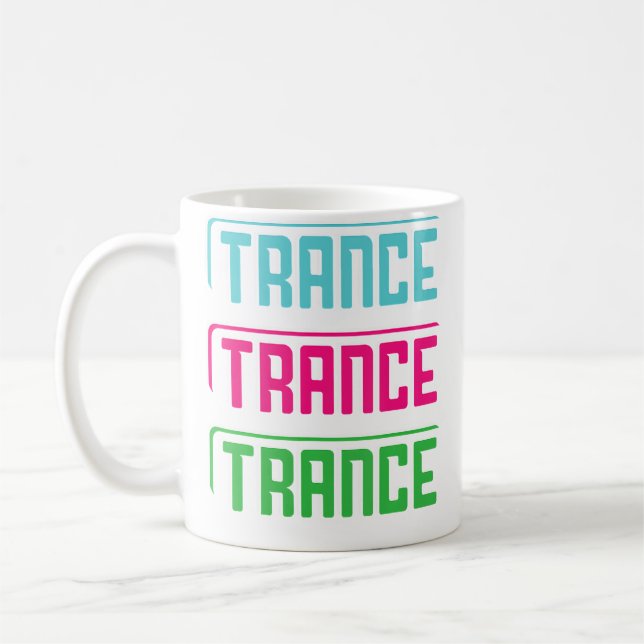 Caneca De Café Eu Amo Trance (Esquerda)