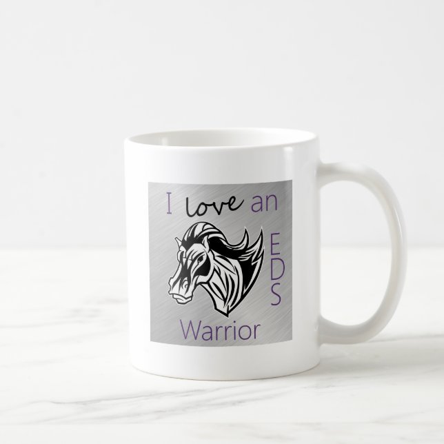Caneca De Café Eu amo um warrior.png (Direita)