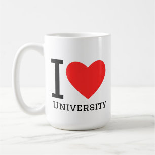 Caneca De Café Eu amo universidade